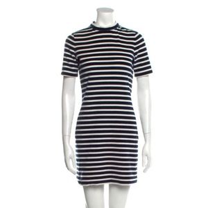 T by Alexander Wang Navy Stripe Dress